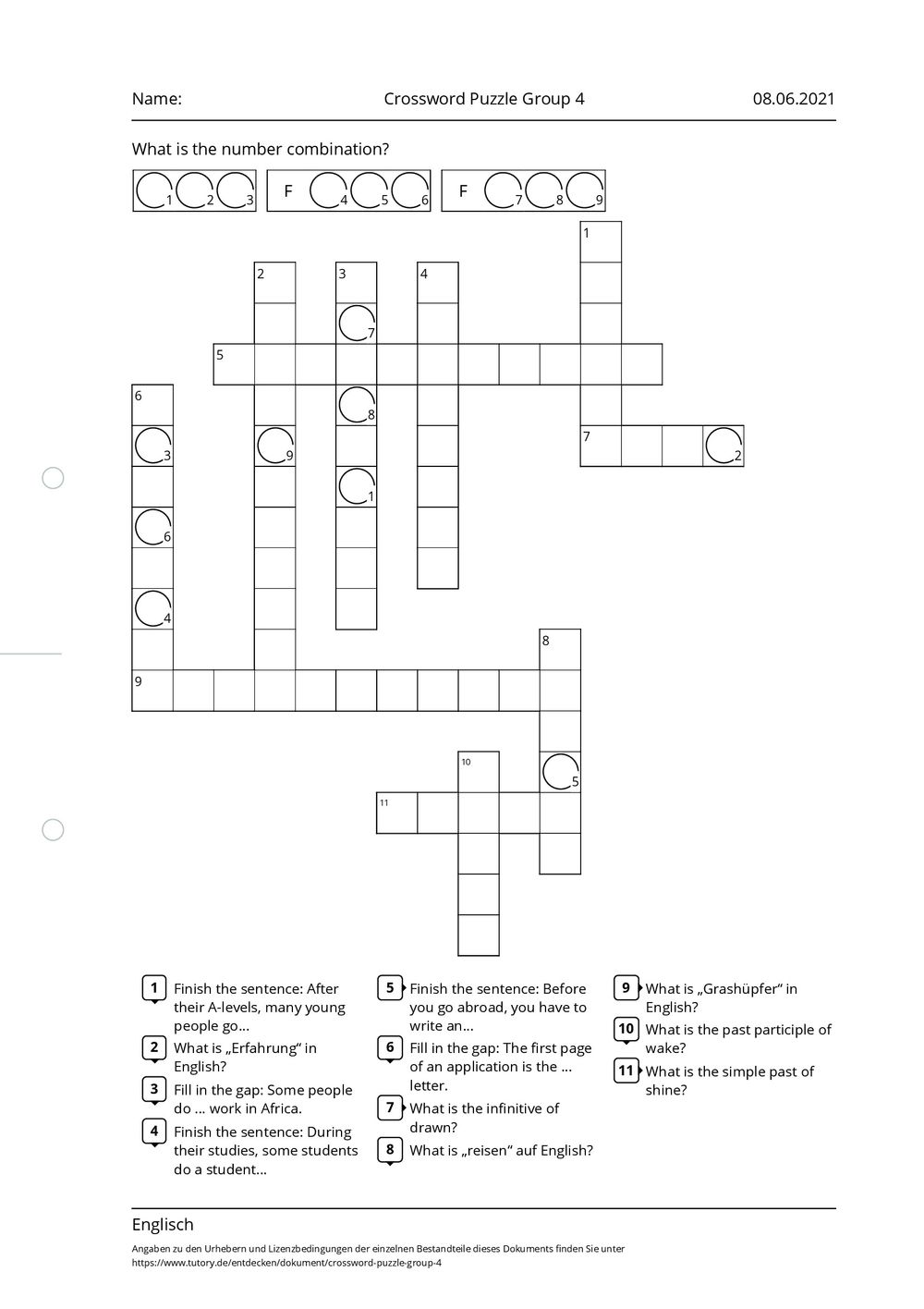 arbeitsblatt-crossword-puzzle-group-4-englisch-tutory-de