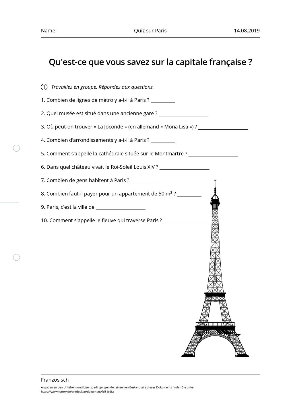 arbeitsblatt-quiz-sur-paris-franz-sisch-tutory-de