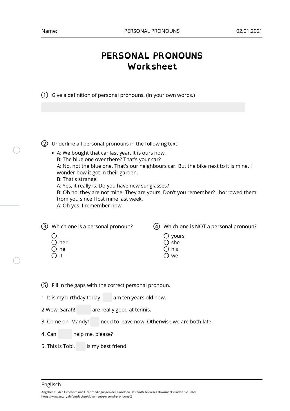 what-is-a-personal-pronoun-examples