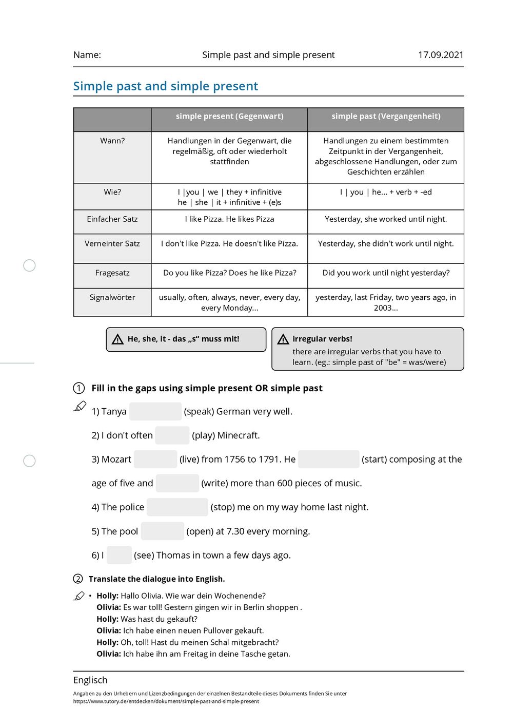 arbeitsblatt-simple-past-and-simple-present-englisch-tutory-de