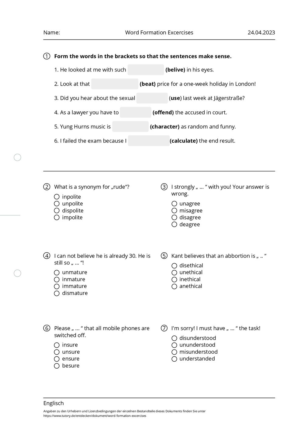 arbeitsblatt-word-formation-excercises-englisch-tutory-de