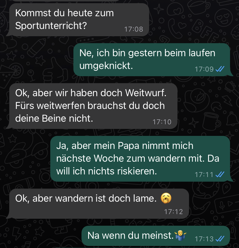 Arbeitsblatt - Whatsappchat - Regeln Der Groß- Und Kleinschreibung ...