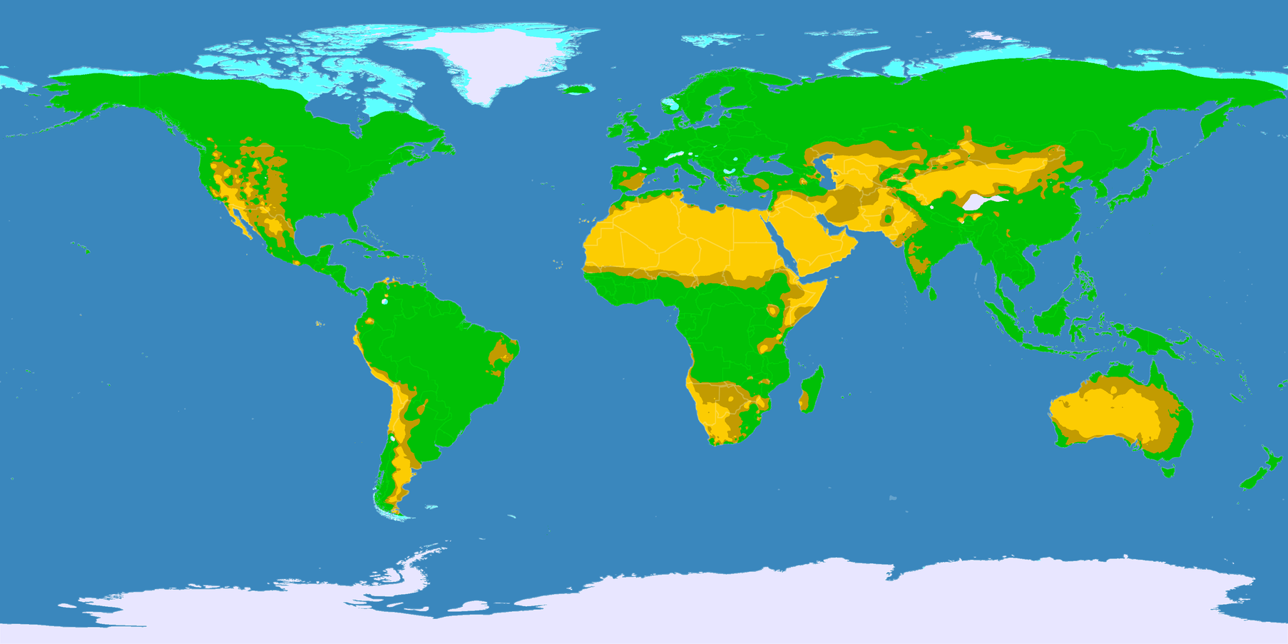 Arbeitsblatt - Die heißen Trockenräume - Geographie - tutory.de